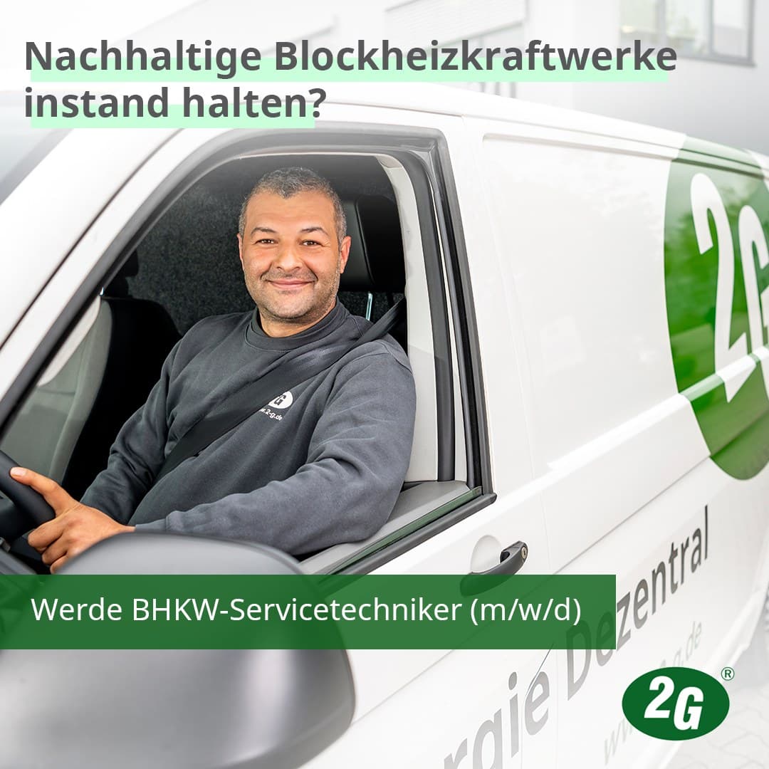Anzeigenmotiv der Recruiting-Kampagne für 2G Energy AG