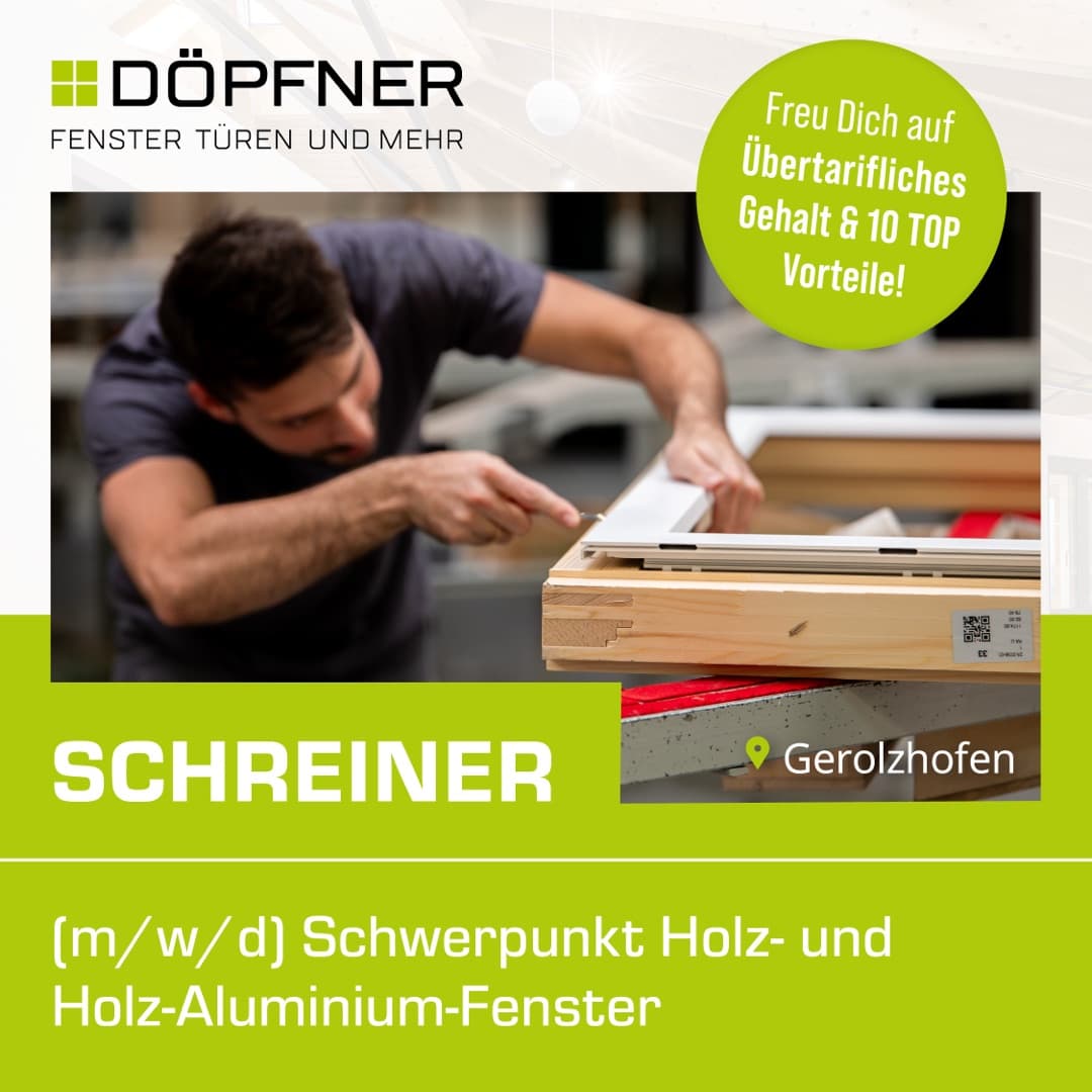 Anzeigenmotiv der Recruiting-Kampagne für Döpfner GmbH & Co. KG