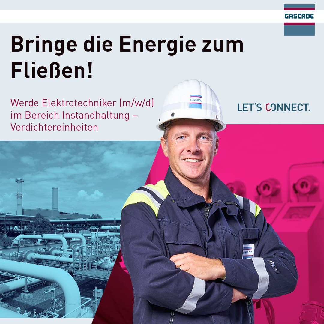 Anzeigenmotiv der Recruiting-Kampagne für Gascade