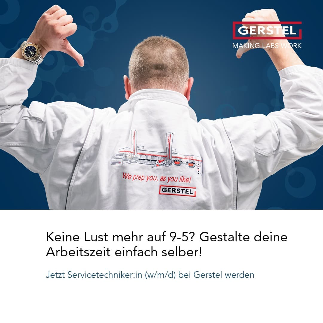 Anzeige aus der Recruiting-Kampagne für GERSTEL GmbH & Co. KG
