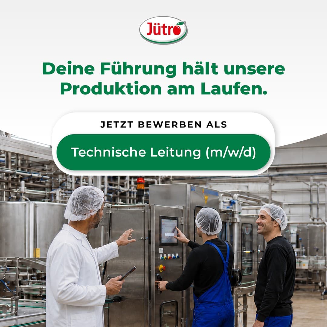 Anzeigenmotiv der Recruiting-Kampagne für Jütro GmbH & Co. KG