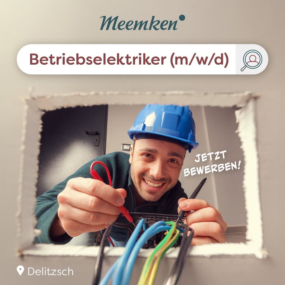 Anzeigenmotiv der Recruiting-Kampagne für Meemken Wurstwaren Nordsachsen GmbH & Co. KG
