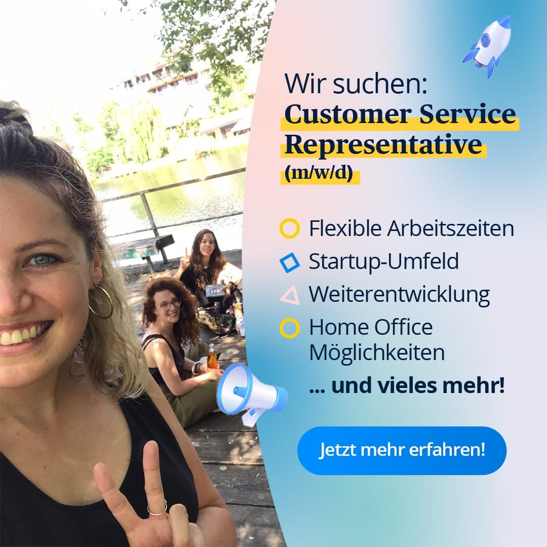 Anzeigenmotiv der Recruiting-Kampagne für Sendinblue