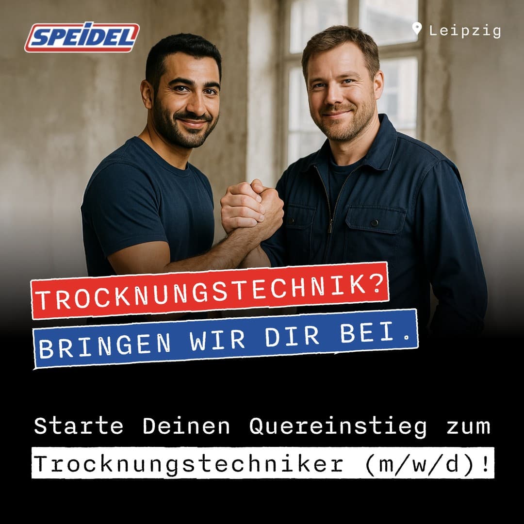 Anzeigenmotiv der Recruiting-Kampagne für Speidel System Trocknung GmbH